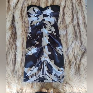 Sexy black and silver party dress